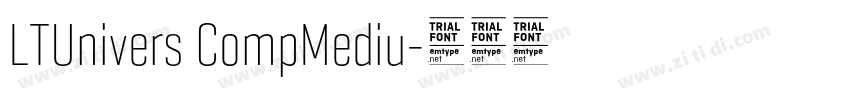 LTUnivers CompMediu字体转换